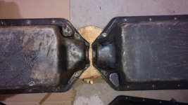1936 LB left Babbit right oil pans.jpg