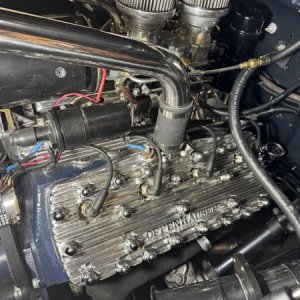 H&H rebuild with offy heads, Offy Dual carbs, electronic ignition and 12 volt conversion