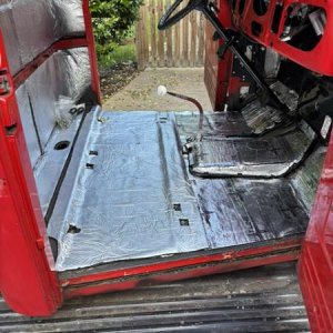 Cab Insulated - Can't wait until I hear difference to before insulation.