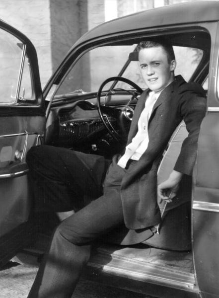 Cool Guy..Old Car!
