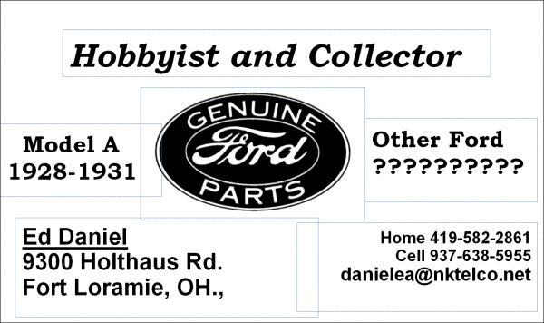 Eds Ford Card