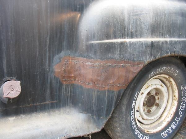 Leftside seam rust