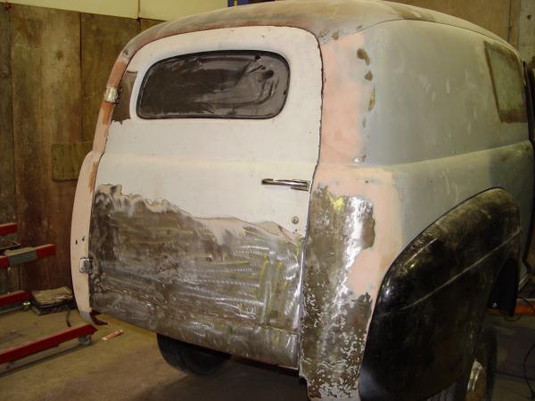 Rear door taking shape