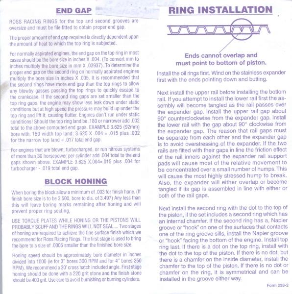 ross ring gap