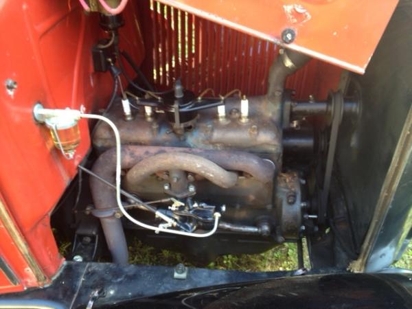 Ruby my 1930 Ford Model A Pickup engine