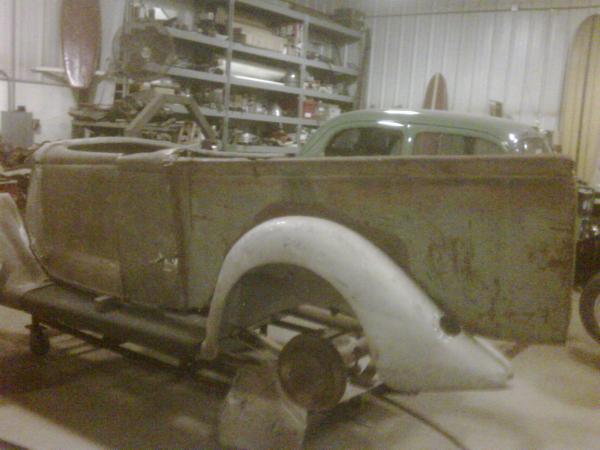 Ute under construction